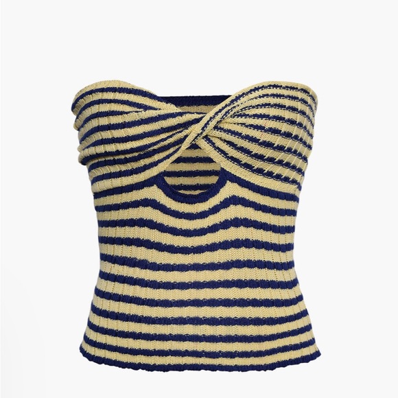 Perfect summer vacation tube top! Stretchy material (can fit a medium). - Picture 2 of 5